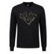 Elegante Diamond Zipper Sweater Black Elegante Diamond Zipper Sweater Black