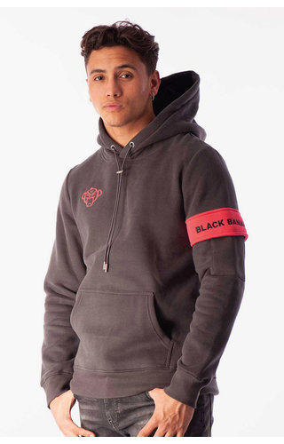 Black Bananas Black Bananas FW2020/045 Captain Hoody Dark Charcoa /Pink Black Bananas Black Bananas FW2020/045 Captain Hoody Dark Charcoa /Pink