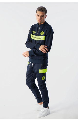 Black Bananas Black Bananas Anorak Neon Tracksuit Navy/Yellow Black Bananas Black Bananas Anorak Neon Tracksuit Navy/Yellow