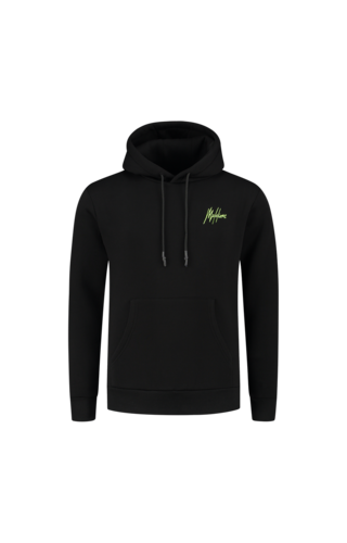 Malelions Malelions Double Signature Hoodie Black-Yellow Malelions Malelions Double Signature Hoodie Black-Yellow