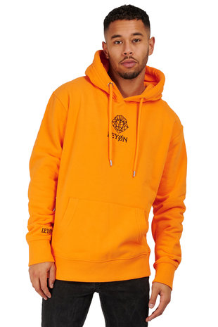 LEYON Leyon Hoody Logo Oranje LEYON Leyon Hoody Logo Oranje