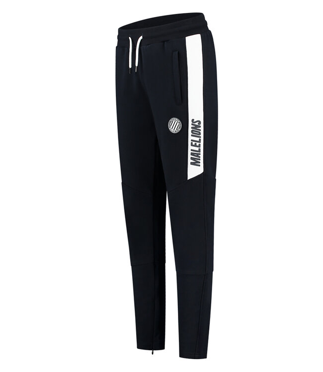 Malelions Sport Coach Trackpants Dark-Navy - White