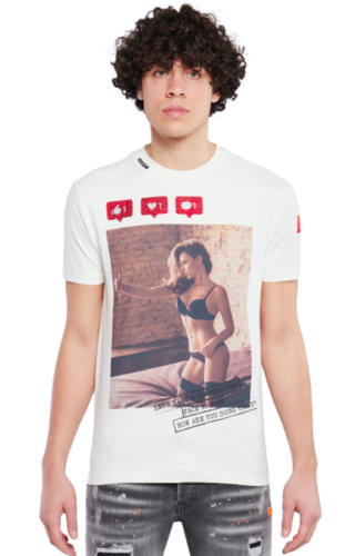 My Brand Gotp Photo Print T-Shirt Off-White My Brand Gotp Photo Print T-Shirt Off-White