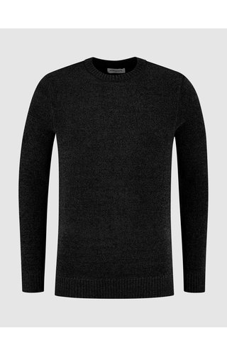 Purewhite Soft Side Knit Sweater - Black Purewhite Soft Side Knit Sweater - Black