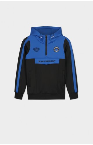 Black Bananas JRFW21/030 Jr Analog Tracktop - Black/Blue Black Bananas JRFW21/030 Jr Analog Tracktop - Black/Blue