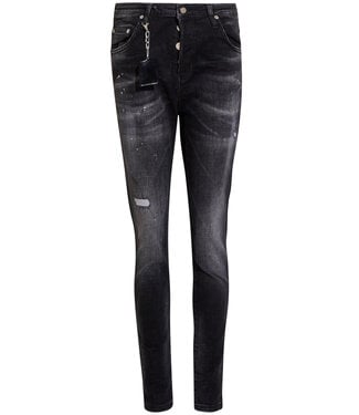 LEYON Leyon Grey Spotted Jeans 2402