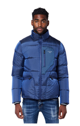 My Brand Detachable Sleeve Puff Jack - Deep Blue My Brand Detachable Sleeve Puff Jack - Deep Blue