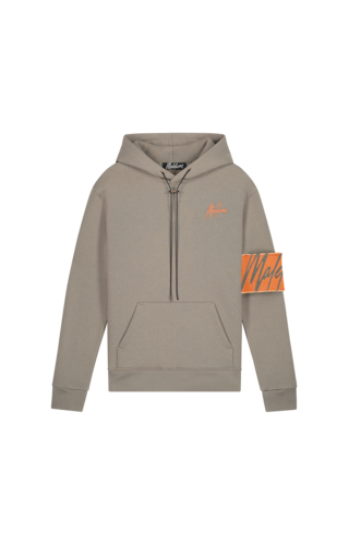 Malelions Malelions Men Essentials Hoodie - Taupe/Soft Peach Malelions Malelions Men Essentials Hoodie - Taupe/Soft Peach