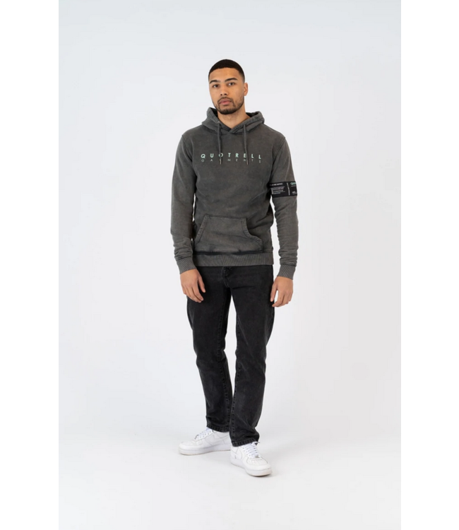 Quotrell Aruba Hoody - Acid Grey/Mint