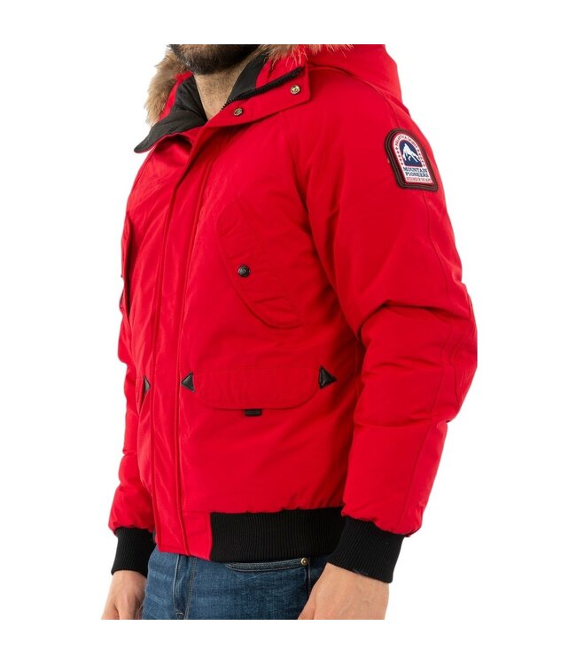 Helvetica Mountainpioneers Helvetica Anchoragemen Jacket - Red