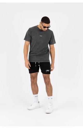 Quotrell Quotrell Fusa T-Shirt - Acid Grey/ Mint Quotrell Quotrell Fusa T-Shirt - Acid Grey/ Mint