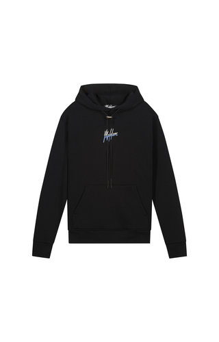 Malelions Men Split Hoodie - Black/Vista Blue Malelions Men Split Hoodie - Black/Vista Blue