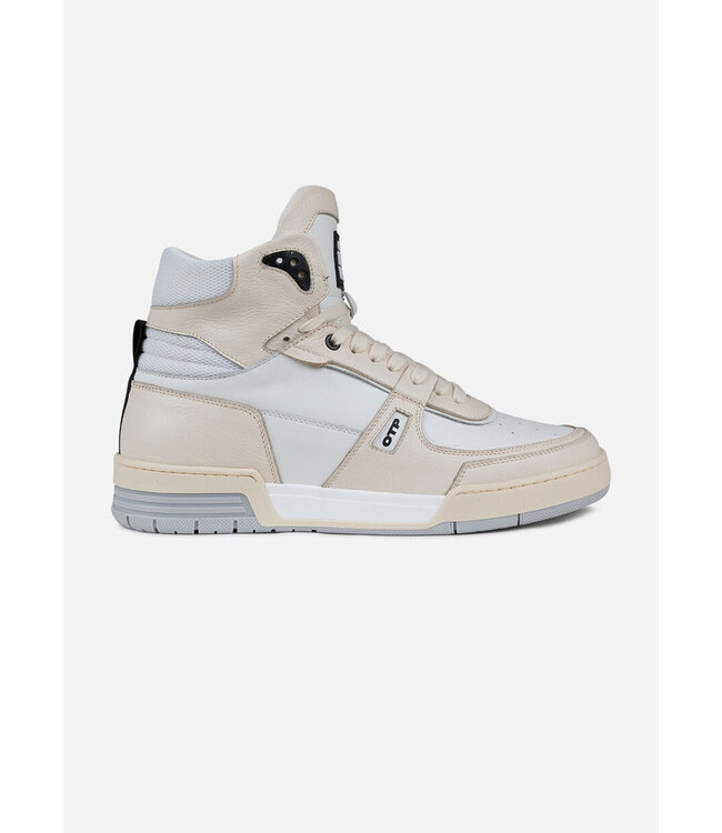 Off The Pitch Basketta Hi - Latte/White