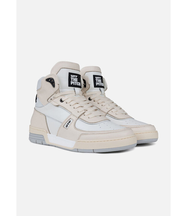 Off The Pitch Basketta Hi - Latte/White