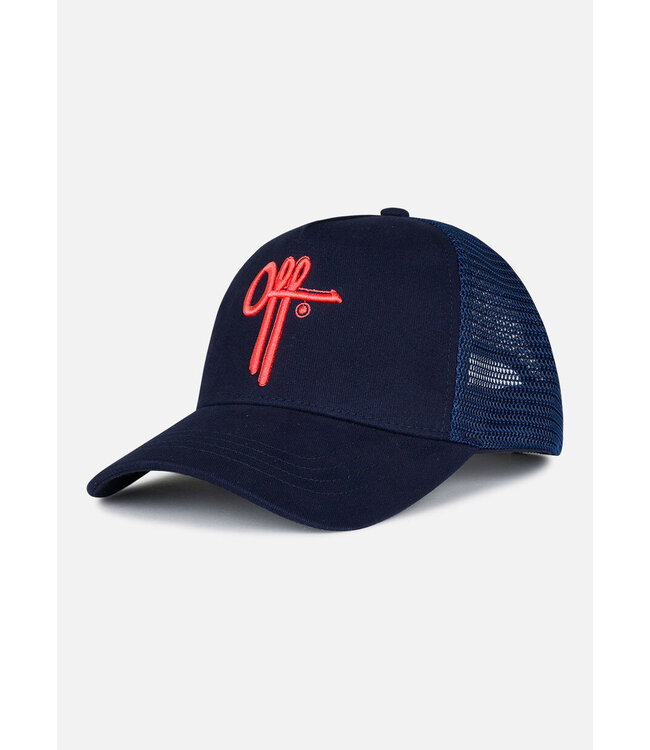 Off The Pitch Full Stop Cap - Navi Blazer