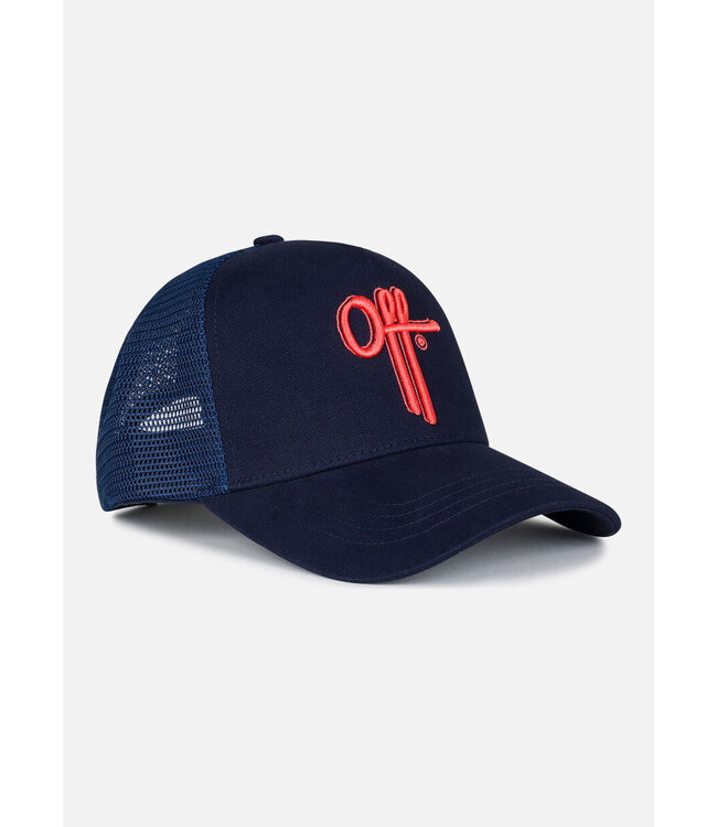 Off The Pitch Full Stop Cap - Navi Blazer