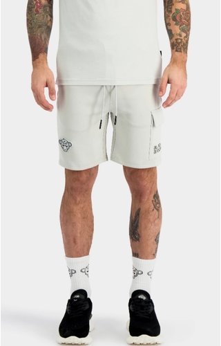 Black Bananas Discarded Sports Short - Light Grey Black Bananas Discarded Sports Short - Light Grey