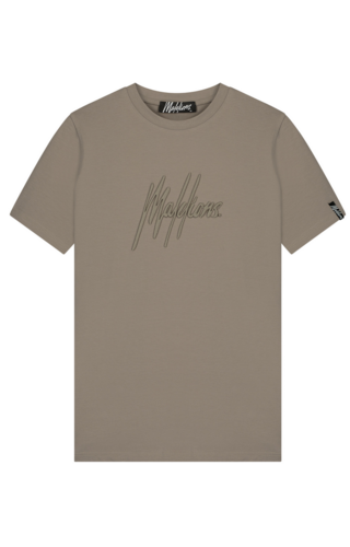 Malelions Men Essentials T-Shirt - Taupe Malelions Men Essentials T-Shirt - Taupe