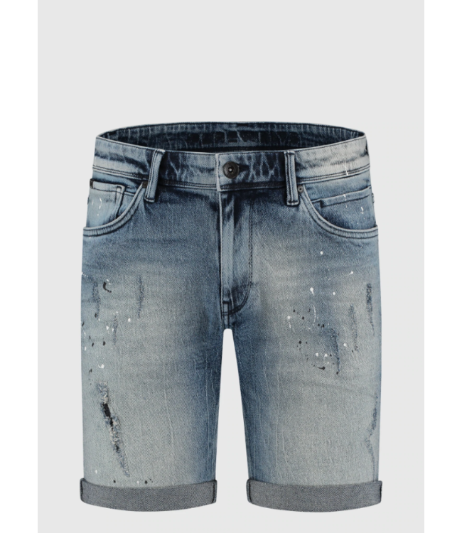 Purewhite The Steve W0851  Short - Denim Light Blue