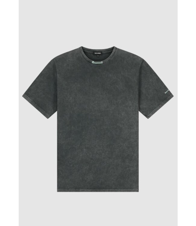 Quotrell Miami T-Shirt  Acid Grey /Mint