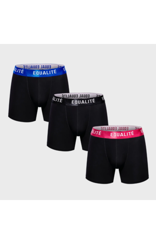 Equalité Equalite Boxer 3-Pack - Black 