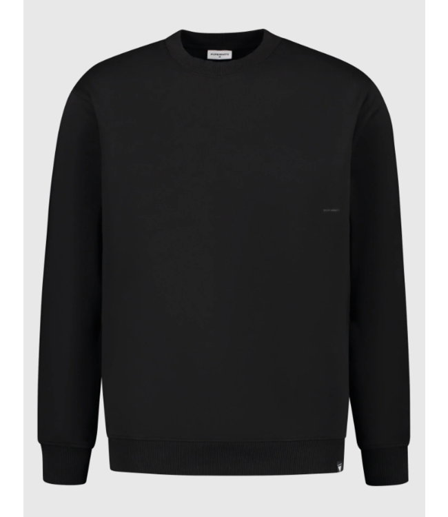 Purewhite PW Organic Rough Triangle Sweater - Black