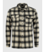 Pure Path Soft Checked Overshirt -  Off White