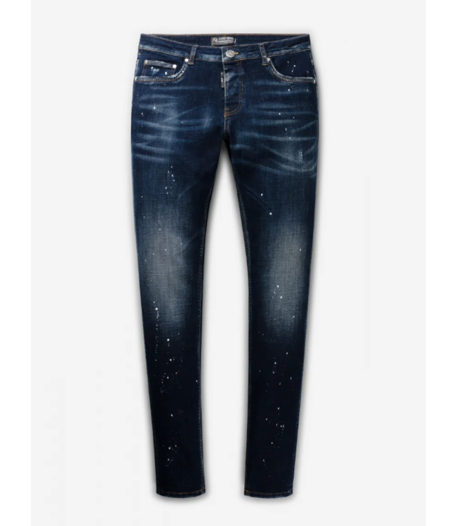 AB-Lifestyle Slim Denim Jeans - Pain Dark Blue