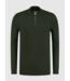 Pure Path PW-Essential Knit Half Zip - Army Green