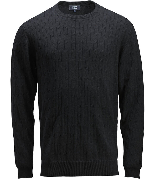 FM SUITS Blakely Knitted Sweater- Black