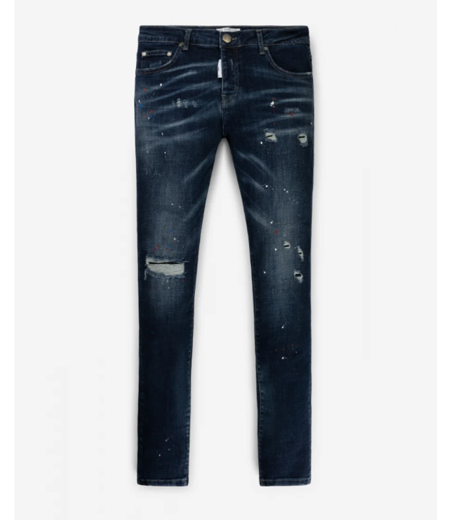 AB-Lifestyle AB Jeans - Dark Blue Destroyed