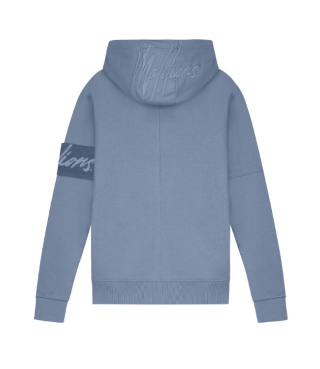 Malelions M2-SS23-01 Malelions Men Captain Hoodie - Smoke Blue