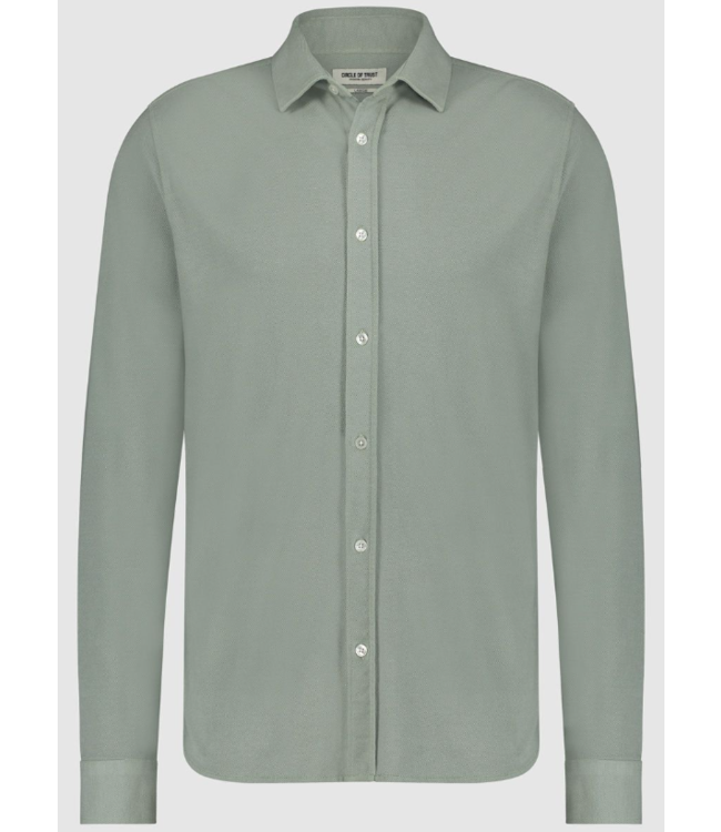 Circle of trust Circle of Trust HS23_48_ Silvan Shirt - Olive Oil