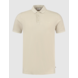 Purewhite PW Garment Dye Faded Script Polo- Sand Purewhite PW Garment Dye Faded Script Polo- Sand