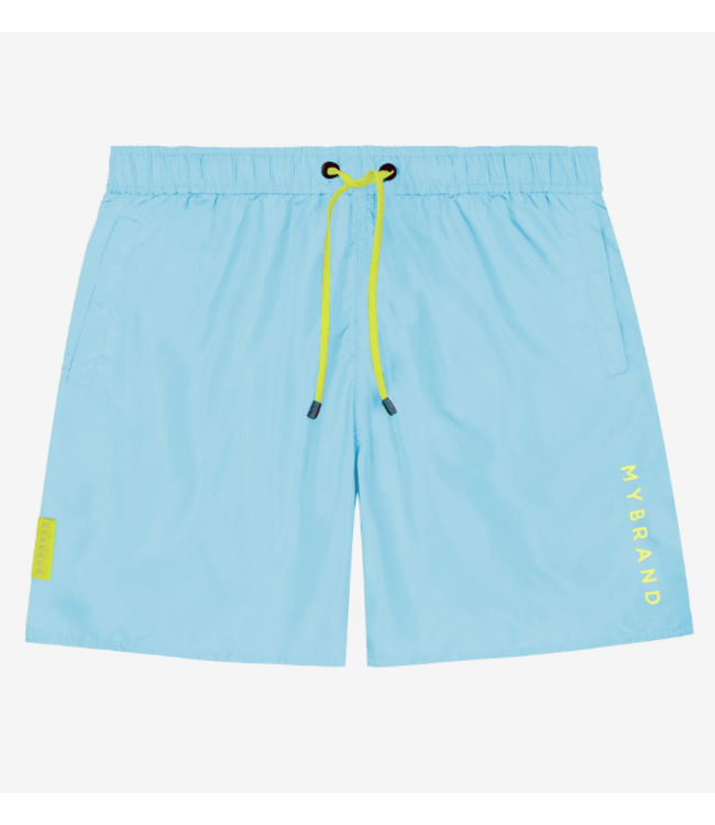 My Brand My- Brand 1-X23-033-C-00966PB  Basic Swim Capsule Swimshort - Pastel Blue