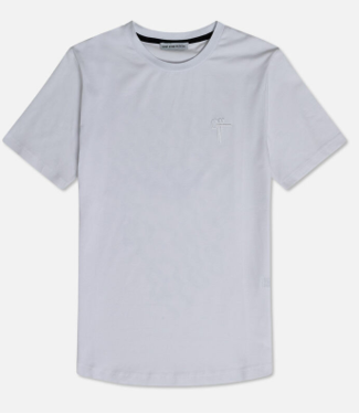 Off The Pitch OTP Gradient Backburn Slim Fit Tee - White