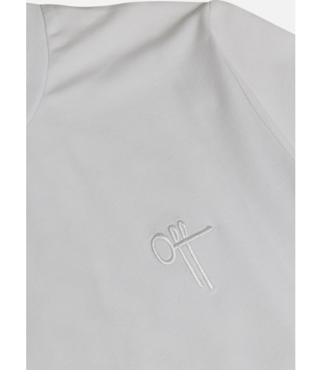 Off The Pitch OTP Gradient Backburn Slim Fit Tee - White