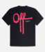Off The Pitch OTP 233009 Tape Off Regular Fit Tee Black