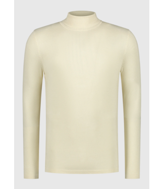 Purewhite Purewhite 23030804  Essential turtleneck Ecru