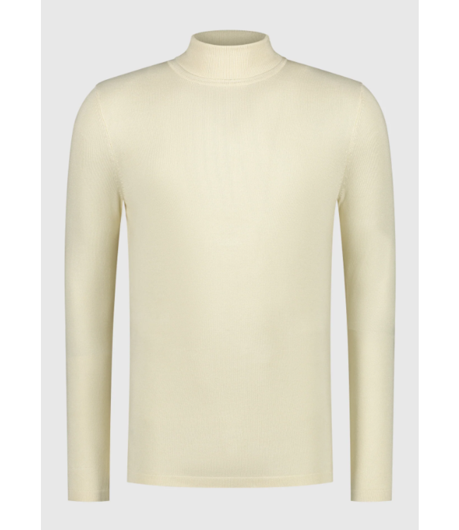 Pure Path Purewhite 23030804  Essential turtleneck Ecru