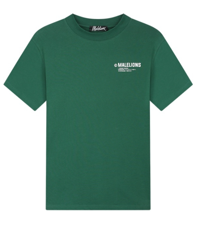 Malelions Malelions MM1-AW23-27 Men Workshop T-Shirt Dark Green