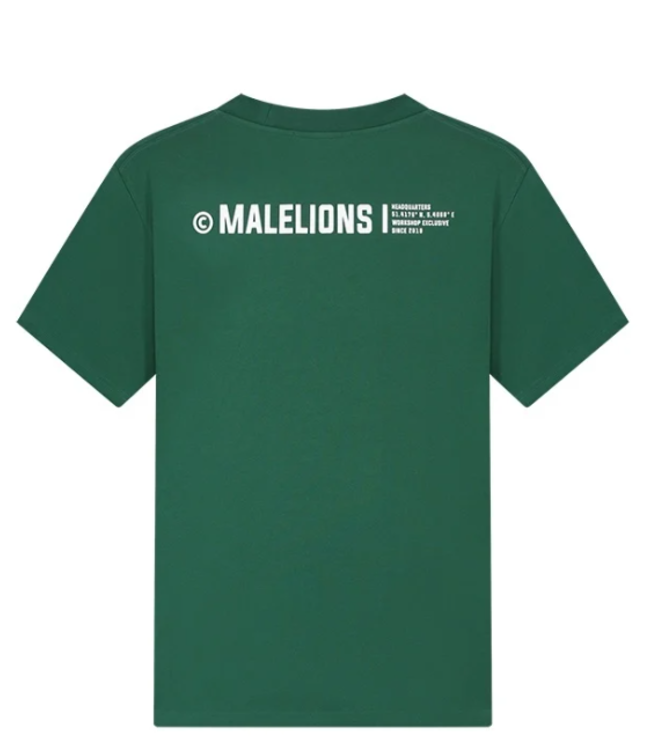Malelions Malelions MM1-AW23-27 Men Workshop T-Shirt Dark Green