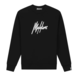 Malelions Malelions Men Duo Essentials Sweater Signature Zwart Malelions Malelions Men Duo Essentials Sweater Signature Zwart