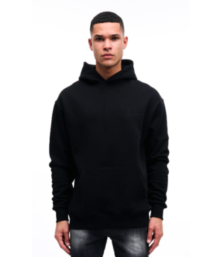 Malelions Malelions Men Patchwork Hoodie - Black