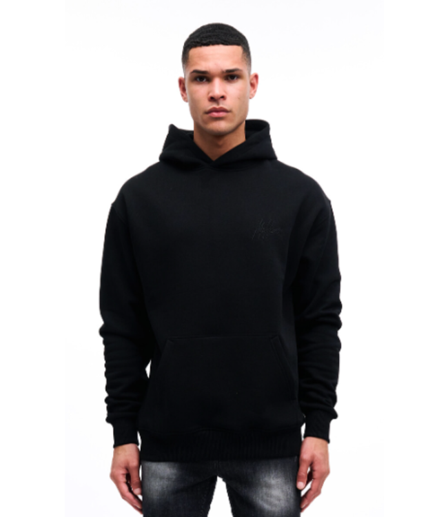 Malelions Malelions Men Patchwork Hoodie - Black