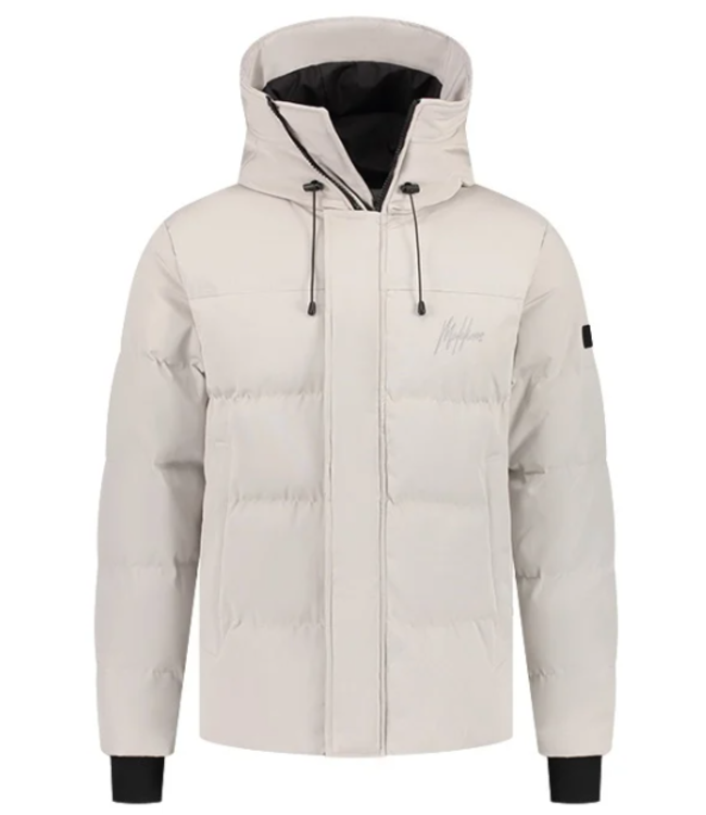 Malelions Malelions Men Porter Parka Cream -Winterjacket