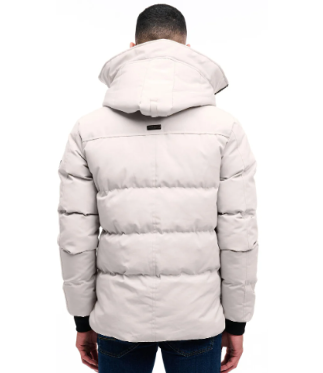 Malelions Malelions Men Porter Parka Cream -Winterjacket