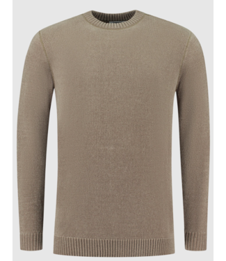 Purewhite PW Chenille Knit Sweater  Taupe | Regular Fit