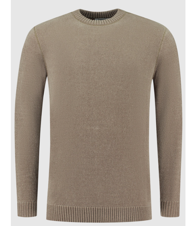 Purewhite PW Chenille Knit Sweater  Taupe | Regular Fit