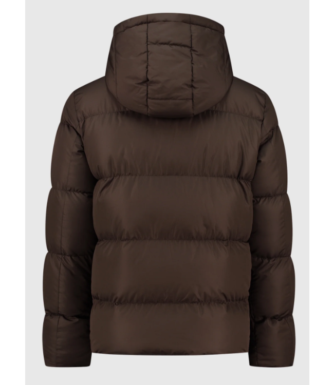 Pure Path Purewhite FW23 Winterjacket  -brown